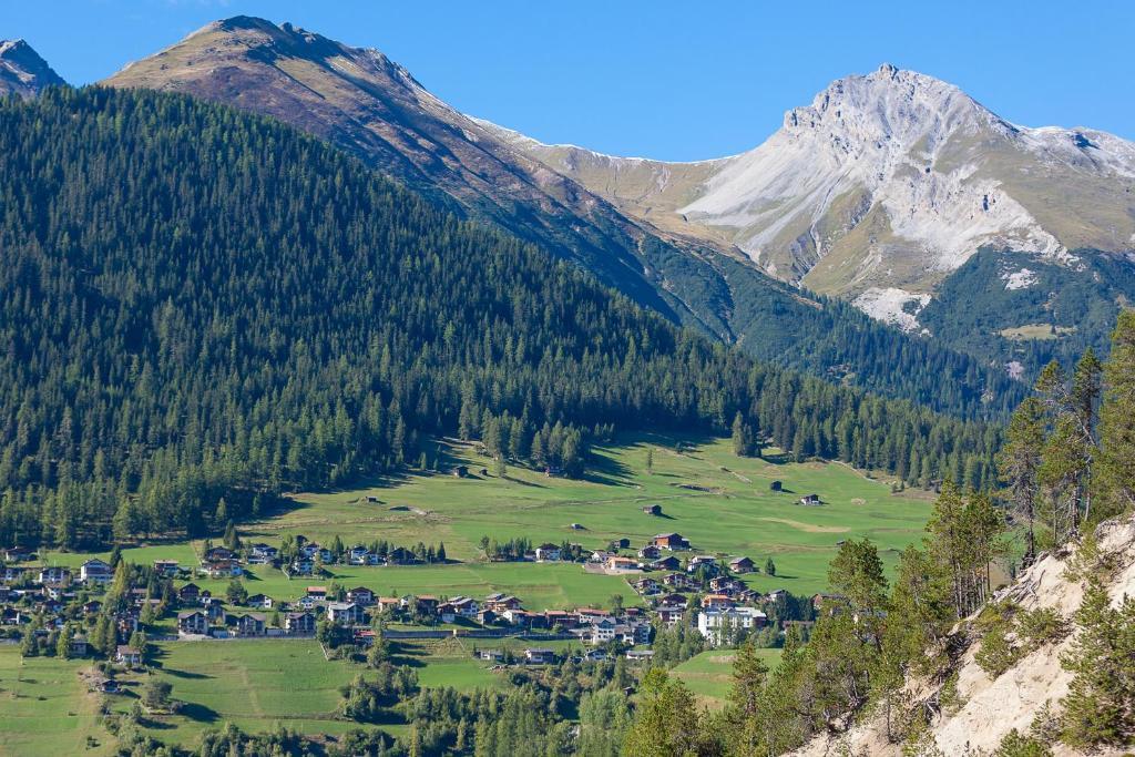 Boutique-Hotel Garni Bellevue Davos Wiesen Extérieur photo