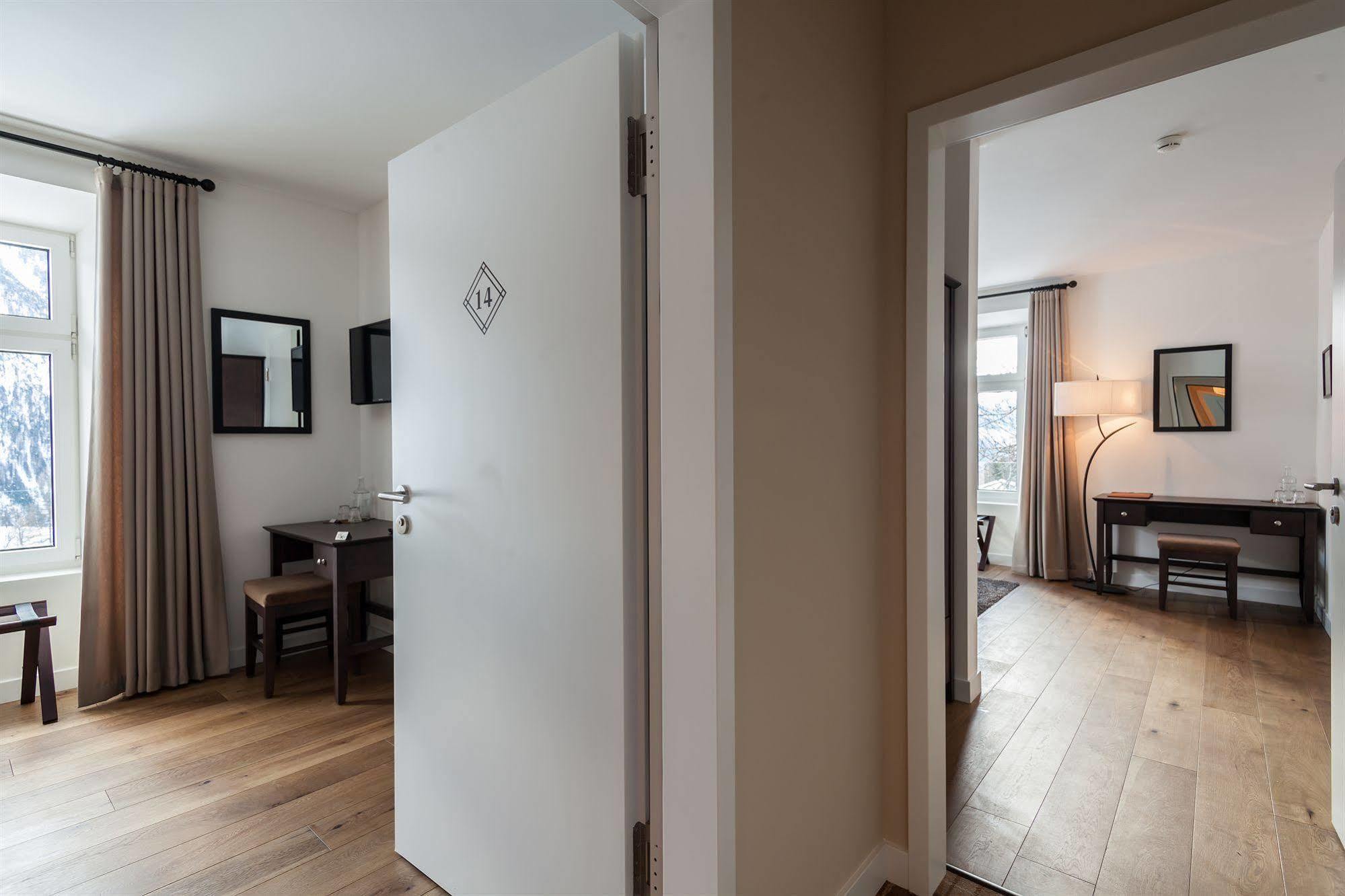 Boutique-Hotel Garni Bellevue Davos Wiesen Extérieur photo